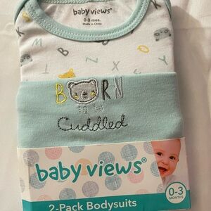 Baby Views 2-Pack Bodysuits